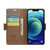 For iPhone 12 / 12 Pro CaseMe 023 Butterfly Buckle Litchi Texture RFID Anti-theft Leather Phone Case(Brown)