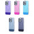 For iPhone 15 PC + TPU IMD MagSafe Magnetic Phone Case(Purple)