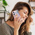 For Xiaomi Redmi Note 12 Pro 5G Global Electroplating Marble Dual-side IMD Phone Case with Ring(Rose Red 014)