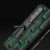 For Samsung Galaxy Z Fold4 5G ABEEL Integrated Genuine Leather Mahjong Texture Series Phone Case with Holder(Green)
