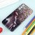 For Samsung Galaxy S22 Ultra 5G Precise Hole Oil Painting Pattern PC Phone Case(Rain)
