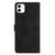 For iPhone 11 Flower Embossing Pattern Leather Phone Case(Black)