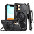 For iPhone 14 Pro Max Armor Series Holder Phone Case with Back Clip(Black)