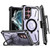 For Samsung Galaxy S22 Ultra 5G Armor Series Holder Phone Case with Back Clip(Purple)