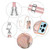 For Xiaomi Redmi Note 12 4G Global Electroplating Marble Dual-side IMD Phone Case with Lanyard(Rose Gold 015) For Xiaomi Redmi Note 12 4G Global Electroplating Marble Dual-side IMD Phone Case with Lanyard(Rose Gold 015)