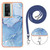 For Xiaomi Poco F5 Pro 5G / Redmi K60 Electroplating Marble Dual-side IMD Phone Case with Lanyard(Blue 018) For Xiaomi Poco F5 Pro 5G / Redmi K60 Electroplating Marble Dual-side IMD Phone Case with Lanyard(Blue 018)