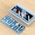 For OPPO Find N2 Integrated Electroplating Folding Phone Case with Hinge(Blue)