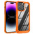 For iPhone 15 Pro TPU + PC Lens Protection Phone Case(Orange)