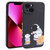 For iPhone 13 Astronaut Pattern Frosted TPU Phone Case(Black)