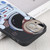 For iPhone 12 Spaceman Binoculars Phone Case(Black and Beige)