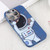 For iPhone 11 Pro Max Spaceman Binoculars Phone Case(Blue and Beige)