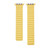 Loop Leather Watch Band For Apple Watch Series 7 41mm / 6 & SE & 5 & 4 40mm / 3 & 2 & 1 38mm(Yellow)