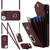 For iPhone 13 Rhombic Texture Card Bag Phone Case with Long Lanyard(Wine Red)