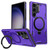 For Samsung Galaxy S23+ 5G Patronus MagSafe Magnetic Holder Phone Case(Purple) For Samsung Galaxy S23+ 5G Patronus MagSafe Magnetic Holder Phone Case(Purple)