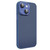 For iPhone 14 All-inclusive TPU Edge Acrylic Back Phone Case with Lens Film(Navy Blue)