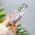 For iPhone 11 Ice Crystal Bow Knot Full Diamond TPU Phone Case(Pink+Blue)