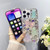 For iPhone 11 Ice Crystal Bow Knot Full Diamond TPU Phone Case(Pink+Blue)