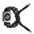 Braided Umbrella Cord Watch Band For Apple Watch Series 7 45mm / 6 & SE & 5 & 4 44mm / 3 & 2 & 1 42mm(Black)