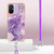 For Xiaomi Redmi 12C/11A 4G Global Electroplating Marble Dual-side IMD Phone Case with Lanyard(Purple 002) For Xiaomi Redmi 12C/11A 4G Global Electroplating Marble Dual-side IMD Phone Case with Lanyard(Purple 002)