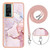 For Xiaomi Poco F5 Pro 5G / Redmi K60 Electroplating Marble Dual-side IMD Phone Case with Lanyard(Rose Gold 005) For Xiaomi Poco F5 Pro 5G / Redmi K60 Electroplating Marble Dual-side IMD Phone Case with Lanyard(Rose Gold 005)