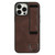 For iPhone 12 Pro Max Wristband Holder Leather Back Phone Case(Coffee) For iPhone 12 Pro Max Wristband Holder Leather Back Phone Case(Coffee)