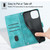 For iPhone 15 Pro Skin-feel Embossed Leather Phone Case(Green)