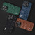 For iPhone 15 Plus ABEEL Genuine Leather Canopy Black Edge Phone Case(Green)