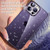 For iPhone 15 Plus SULADA Electroplated Transparent Glittery TPU Phone Case(Black)