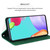 For Samsung Galaxy S23 5G Frosted Business Magnetic Horizontal Flip PU Phone Case(Green)