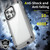 For iPhone 14 Skin Feel TPU + PC Phone Case(Transparent Black)