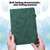 For Samsung Galaxy Tab A 10.1 (2019) T510 Peacock Embossed Pattern TPU + PU Horizontal Flip Leather Case with Holder & Card Slots & Wallet(Green)