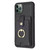 For iPhone 11 Pro Max BF27 Metal Ring Card Bag Holder Phone Case(Black) For iPhone 11 Pro Max BF27 Metal Ring Card Bag Holder Phone Case(Black)