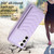 For Samsung Galaxy S23+ 5G BF26 Wave Pattern Card Bag Holder Phone Case(Purple)