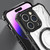 For iPhone 15 Plus Double-sided Non-slip PC+TPU Magsafe Magnetic Phone Case(Black)