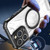 For iPhone 15 Plus Double-sided Non-slip PC+TPU Magsafe Magnetic Phone Case(Black)
