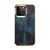 For iPhone 15 Denior Oil Wax Cowhide Plating Phone Case(Blue) For iPhone 15 Denior Oil Wax Cowhide Plating Phone Case(Blue)