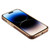 For iPhone 15 Pro Max Denior Oil Wax Cowhide Plating Phone Case(Brown)