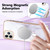 For iPhone 11 Pro Max Marble Pattern Dual-side IMD Magsafe TPU Phone Case(White 006)