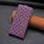 For iPhone 11 Pro Max Diamond Lattice Vertical Flip Leather Phone Case(Dark Purple)