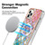 For iPhone 13 Pro Marble Pattern Dual-side IMD Magsafe TPU Phone Case(Colorful Scales)