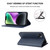 For iPhone 15 Plus Magnetic Closure Leather Phone Case(Blue) For iPhone 15 Plus Magnetic Closure Leather Phone Case(Blue)