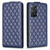 For Redmi Note 11 Pro 5G Global Diamond Lattice Vertical Flip Leather Phone Case(Blue)