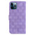 For iPhone 12 Pro Max Double 8-shaped Embossed Leather Phone Case(Purple)