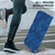 For iPhone 14 Pro Max Double 8-shaped Embossed Leather Phone Case(Blue)