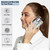 For iPhone 11 Non-slip Full Coverage Ring PU Phone Case with Wristband(Silver)