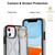 For iPhone 11 Non-slip Full Coverage Ring PU Phone Case with Wristband(Silver)