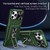 For iPhone 12 Pro Max Camshield Robot TPU Hybrid PC Phone Case(Green)