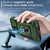 For iPhone 15 Plus Camshield Robot TPU Hybrid PC Phone Case(Green)