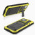 For iPhone 15 Plus R-JUST Shockproof Life Waterproof Dust-proof Metal + Silicone Phone Case with Holder(Yellow)