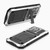 For iPhone 15 Pro R-JUST Shockproof Life Waterproof Dust-proof Metal + Silicone Phone Case with Holder(Silver)